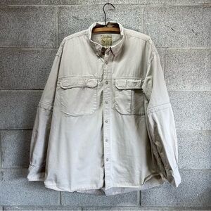 Cabela’s Safari Zipper Arm Button Down